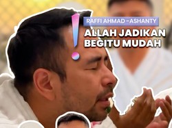 Video: Rasa Syukur Raffi, Ashanty dan Intan Nuraini Selesaikan Rangkaian Haji