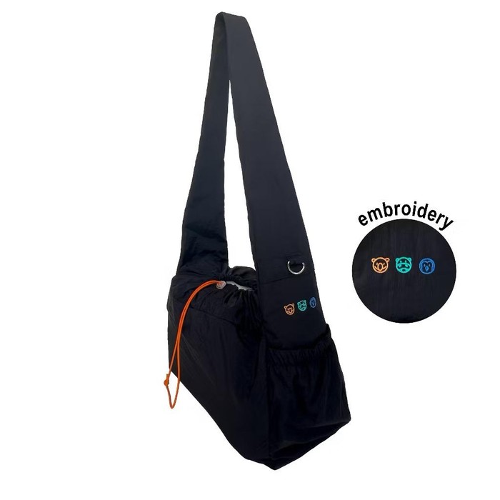 Tas Selempang Nylon Crinckle