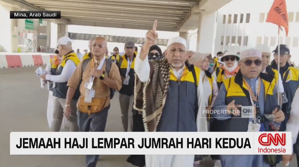 VIDEO: Jemaah Haji Diminta Waspada Suhu Ekstrem Saat Lempar Jumrah