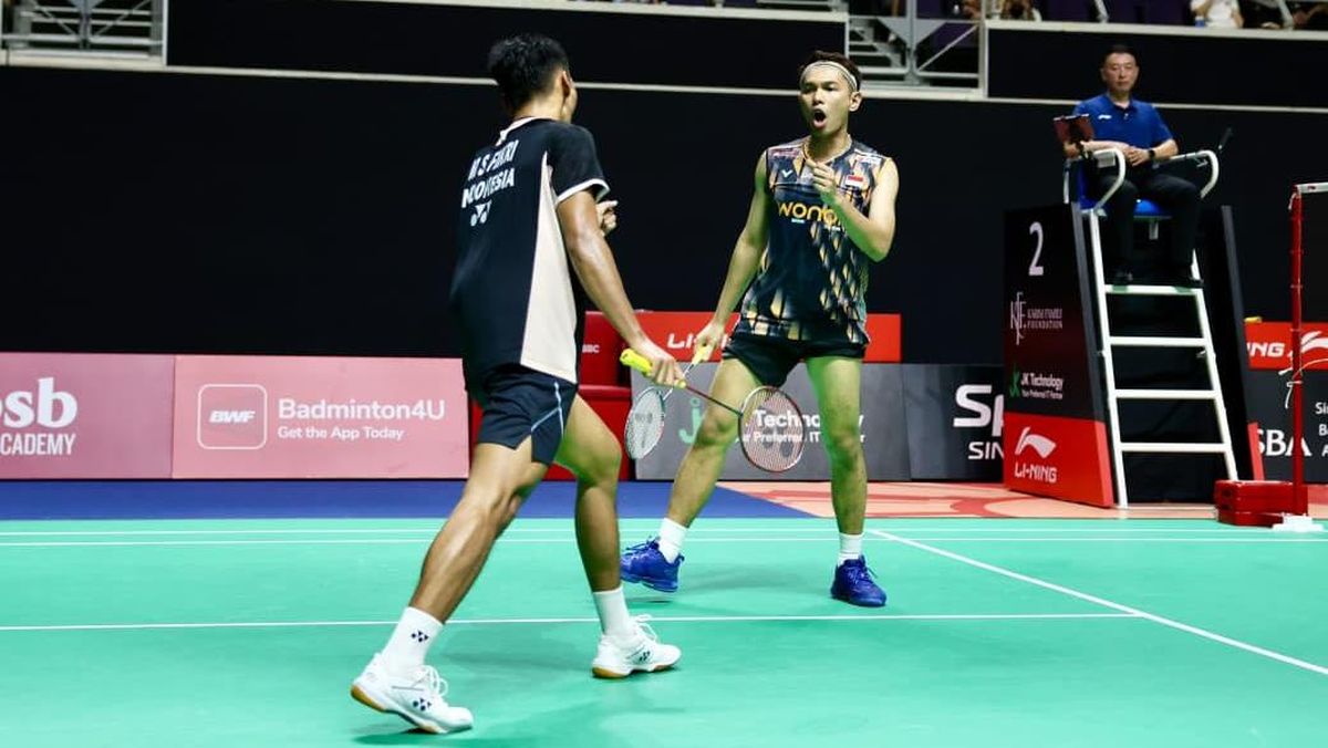 Hasil Singapore Open 2026: Gebuk Malaysia, Fajar/Fikri ke Semifinal