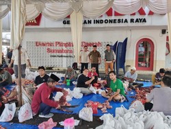 Gerindra Sumut Sembelih 18 Ekor Lembu-6 Kambing pada Idul Adha 2026