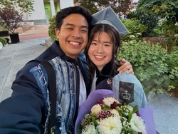7 Potret Gracia Caroline, Teman Spesial Jerome Polin yang Lulus dari Columbia University