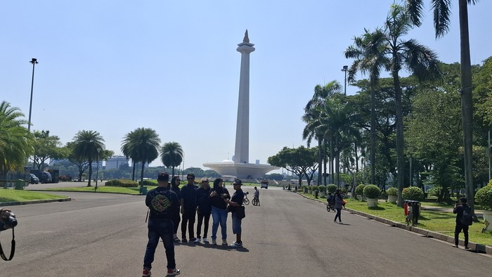 Kawan wisata Monas, Jakarta Pusat, Kamis (28/5/2026).