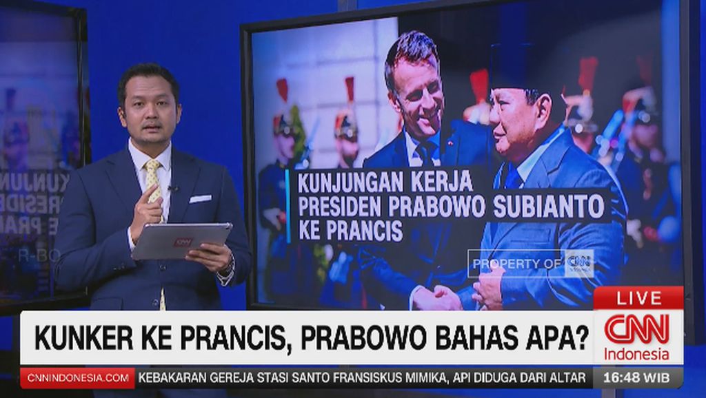 VIDEO: Kunker Ke Prancis, Prabowo Bahas Apa?