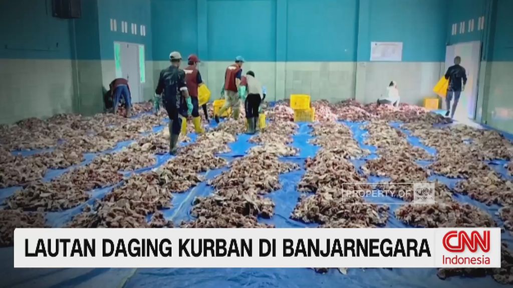 VIDEO: Lautan Daging Kurban di Banjarnegara