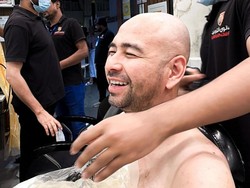 Raffi Ahmad Tampil Plontos Usai Tahallul, Doanya di Tanah Suci Bikin Haru