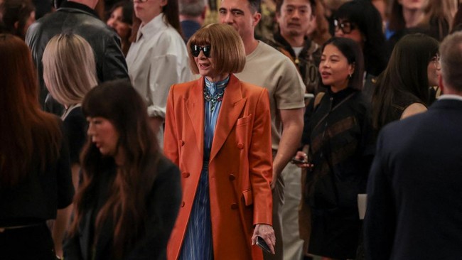 Anna Wintour attends the Louis Vuitton Cruise 2027 collection show in New York City, U.S., May 20, 2026. REUTERS/Jeenah Moon