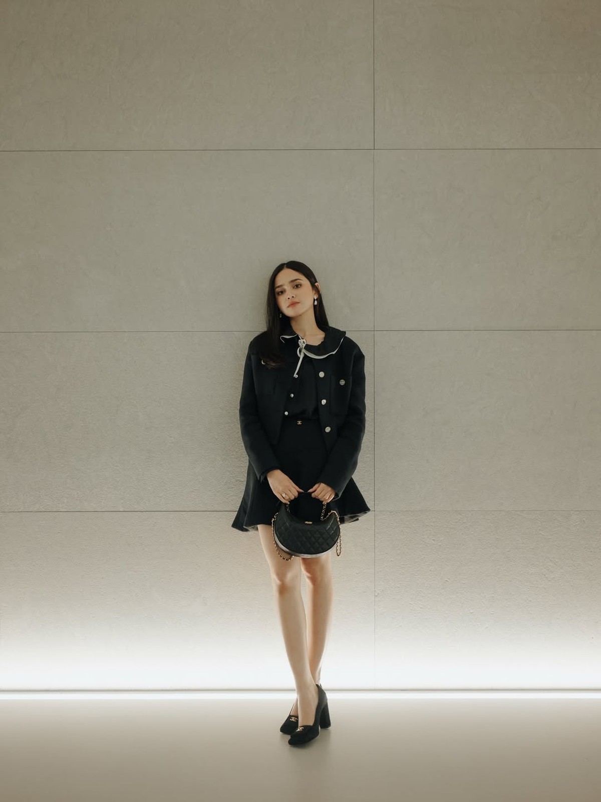 Syifa Hadju di acara Chanel M&eacute;tiers d'Art 2026&comma; Seoul&comma; Korea Selatan&period;