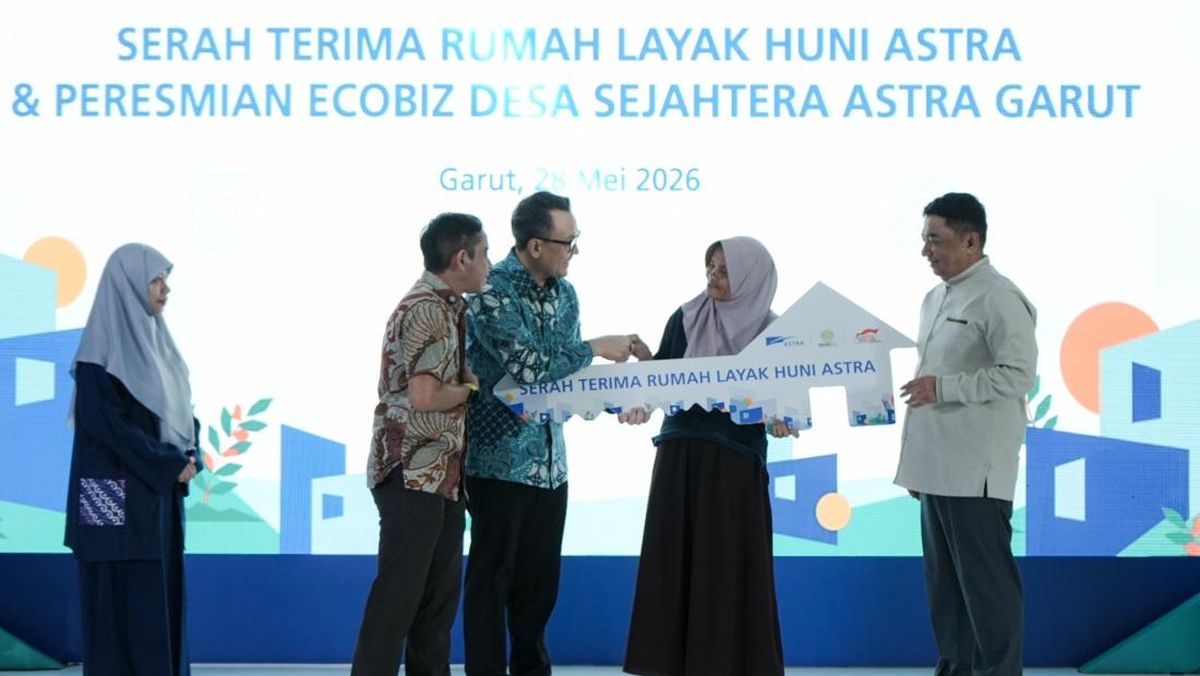 Astra Serahkan Rumah Layak Huni dan Rilis EcoBiz Desa Sejahtera di Garut