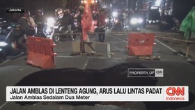 Jalan Amblas di Lenteng Agung, Arus Lalu Lintas Padat