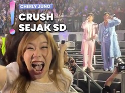 Video: Heboh Nonton Konser F4, Cherly Juno Girang di-Notice Vic Chou