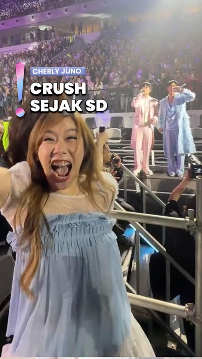 Video: Heboh Nonton Konser F4, Cherly Juno Girang di-Notice Vic Chou