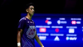 Alwi Farhan kalah dari Alex Lanier di semifinal Singapore Open 2026. (Arsip PBSI