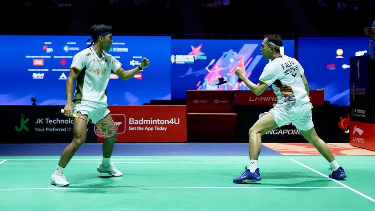FOTO: Fajar/Fikri Lolos ke Final Singapore Open 2026