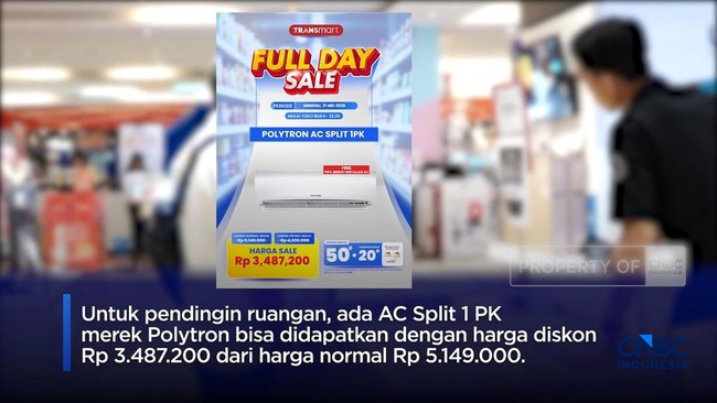 Jangan Kaget! Beli AC 1 PK di Transmart Diskon, Cuman Rp3 Juta!