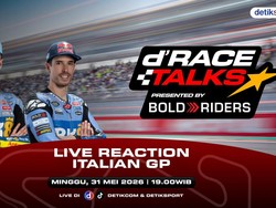 Live Reaction MotoGP Italia 2026: Saksikan dRace Talks di detikSport!
