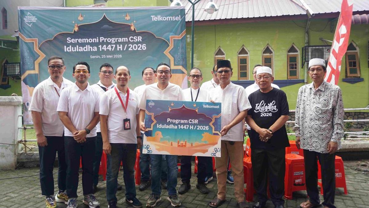 Perluas Manfaat, Telkomsel Salurkan Hewan Kurban Iduladha 2026
