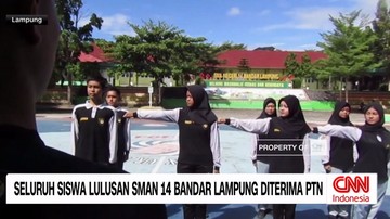 VIDEO: Semua Lulusan SMAN 14 Bandar Lampung Diterima PTN