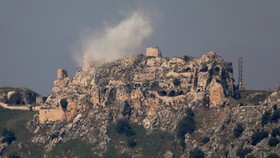 Kastil Beaufort di Lebanon selatan yang telah dikuasai Israel. (REUTERS/Stringer)