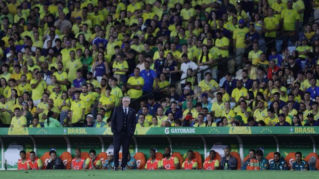 Soccer Football - International Friendly - Brazil v Panama - Estadio Maracana, Rio de Janeiro, Brazil - May 31, 2026 Brazil coach Carlo Ancelotti REUTERS/Ricardo Moraes