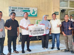 RSUD Syekh Yusuf Gowa Terima Bantuan Rp 1 M Usai Kebakaran