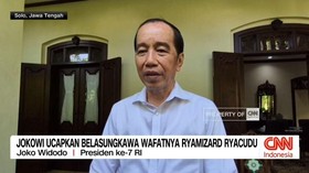 Jokowi Ucapkan Belasungkawa Wafatnya Ryamizard Ryacudu