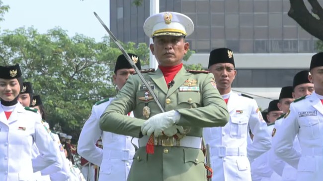 Kolonel Infrantri Didin Nasrudin Darsono yang berperan sebagai Komandan Upacara Hari Lahir Pancasila 2026.