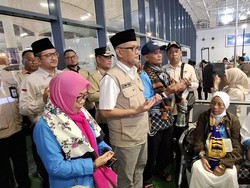 Lepas Kepulangan Jemaah Haji RI, Menhaj: Semoga Semua Mabrur