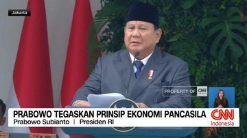 VIDEO: Prabowo Tegaskan Prinsip Ekonomi Pancasila