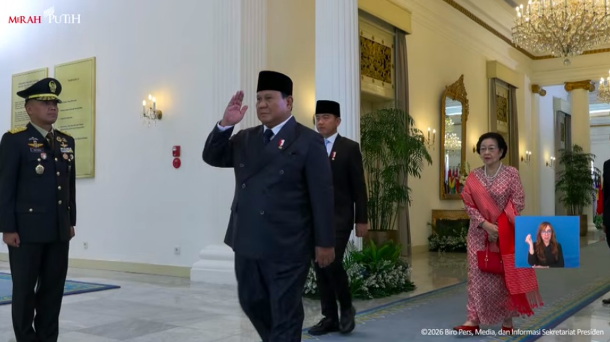Prabowo Pimpin Upacara Peringatan Hari Lahir Pancasila, Megawati Hadir