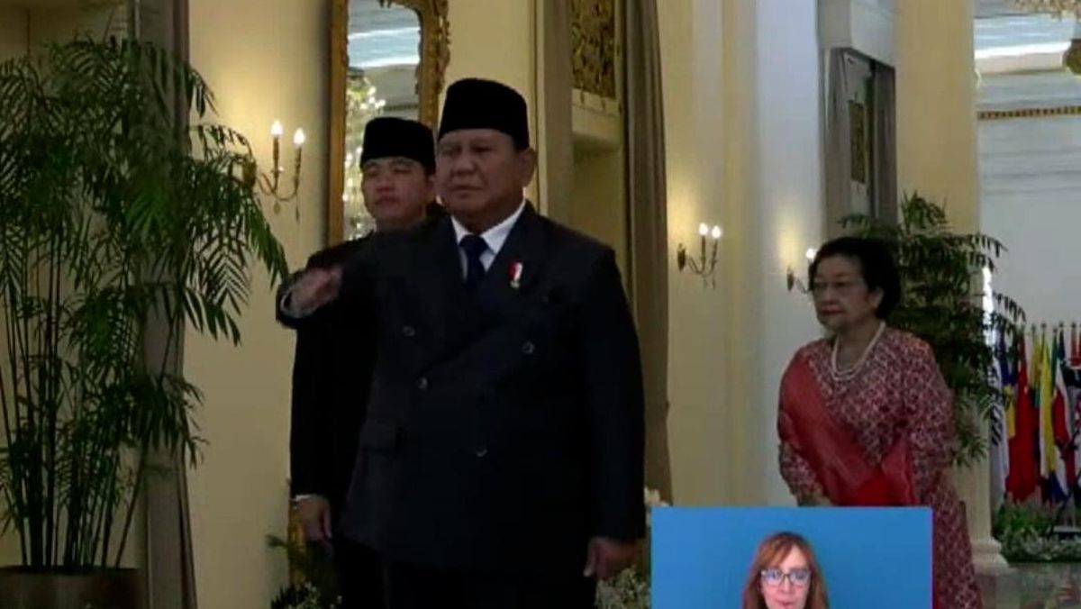 Prabowo dan Megawati Gandengan Tangan usai Upacara Hari Pancasila