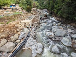 Hutama Karya Percepat Pemulihan Infrastruktur Air Pascabencana di Sumbar