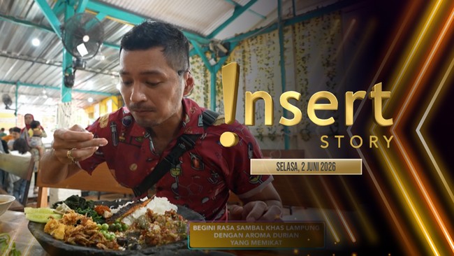 Insert Story: Evan Sanders Menikmati Sambal khas Lampung Aroma Durian