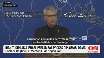 VIDEO: Iran Tuduh AS dan Israel Perlambat Proses Diplomasi Damai