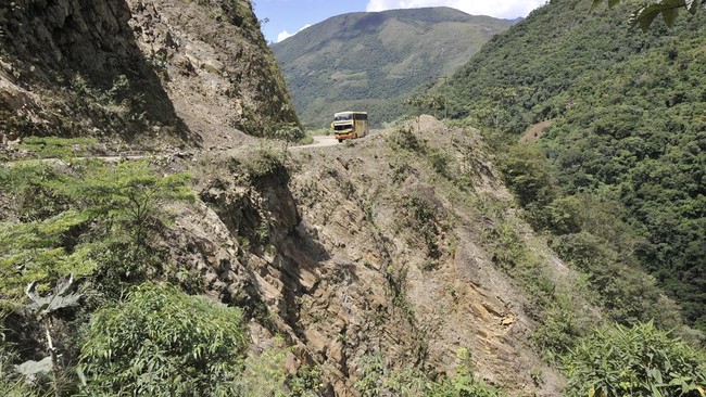 Yungas Road di Bolivia