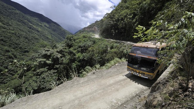 Yungas Road di Bolivia
