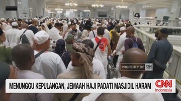 VIDEO: Menunggu Kepulangan, Jemaah Haji Padati Masjidil haram