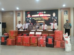 641 Gram Sabu-2 Juta Pil Double L Disita dari 46 Kasus Narkoba di Kediri