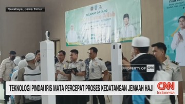 VIDEO: Teknologi Pindai Iris Mata Percepat Proses Kedatangan Jemaah