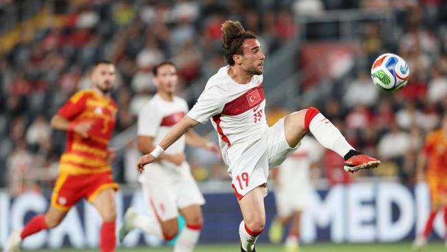 Soccer Football - International Friendly - Turkey v North Macedonia - Sukru Saracoglu Stadium, Istanbul, Turkey - June 1, 2026 Turkey's Yunus Akgun in action REUTERS/Murad Sezer