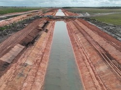 Brantas Abipraya Optimistis Tuntaskan Proyek Irigasi Rawa Merauke Paket 2