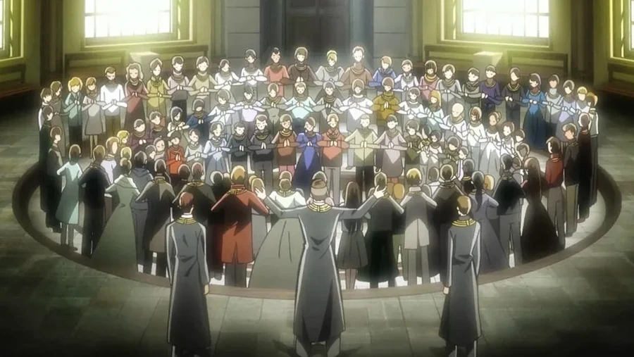 Church of the Walls dari Anime Attack on Titan