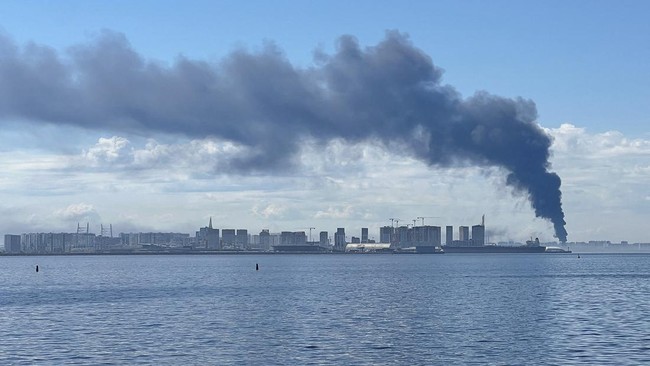 Serangan 50 Drone Ukraina ke St Petersburg, Russia