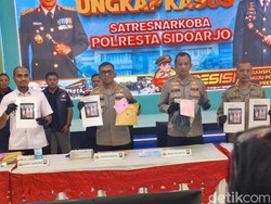 Polresta Sidoarjo Bongkar 33 Kasus Narkoba Sepanjang Mei 2026