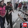 Kejaksaan Agung menahan mantan Wakil Kepala BGN Sony Sonjaya di Gedung Bundar Kejaksaan Agung, Jakarta Selatan, Rabu (2/6/2026). (CNNI Indonesia/Adhi Wicaksono)