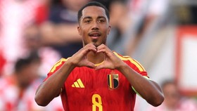 Soccer Football - International Friendly - Croatia v Belgium - Stadion HNK Rijeka, Rijeka, Croatia - June 2, 2026 Belgium's Youri Tielemans celebrates scoring their first goal REUTERS/Antonio Bronic