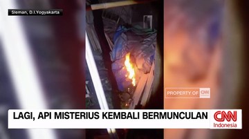 VIDEO: Lagi, Api Misterius Kembali Bermunculan di Sleman