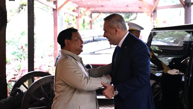 Prabowo Terima Menlu Turkiye di Hambalang, Ini yang Dibahas