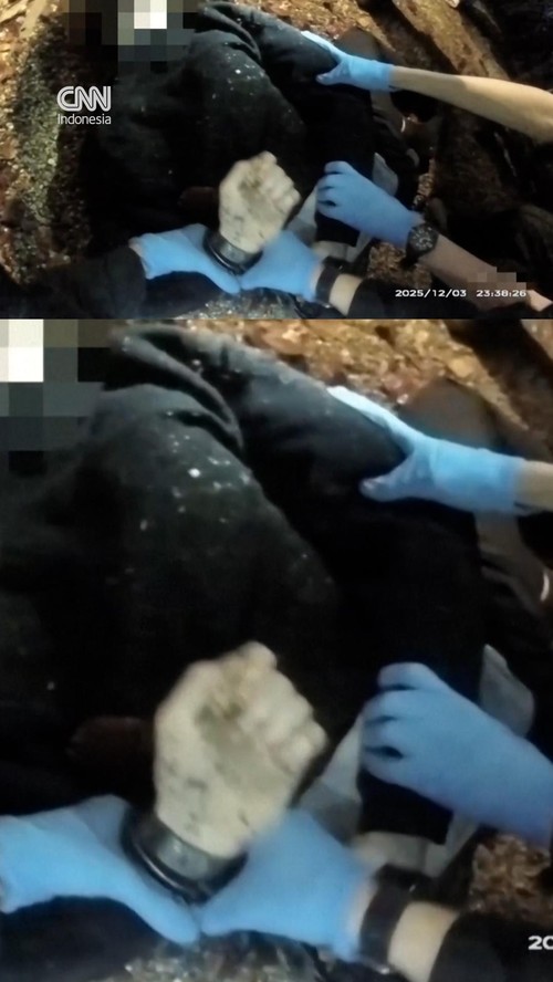 thumbnail video aksi penusukan di inggris, polisi salah borgol