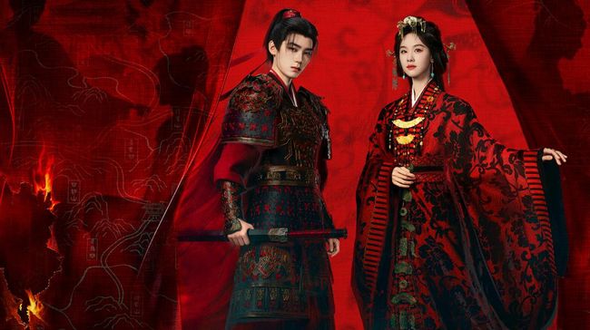 Drama China Ashes to Crown dibintangi Zhou Yiran dan Chen Duling. (Youku/Netflix)